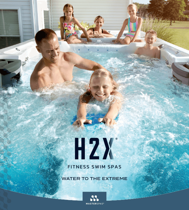 Cover of the H2X Swim Spas Brochure