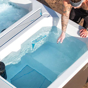 Clean, pure and clear water.