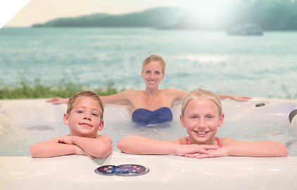 Enjoying a hot tub is safe for the whole family