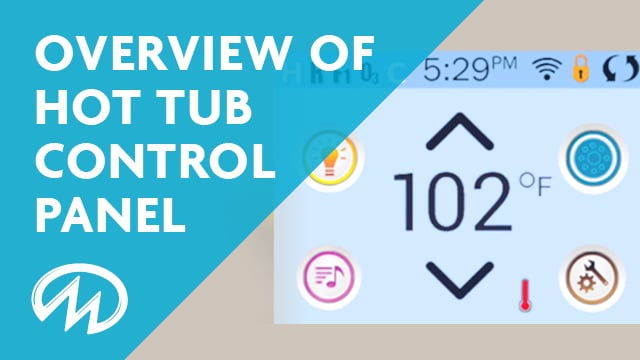 Learn how to operate the touch screen on your master spas hot tub