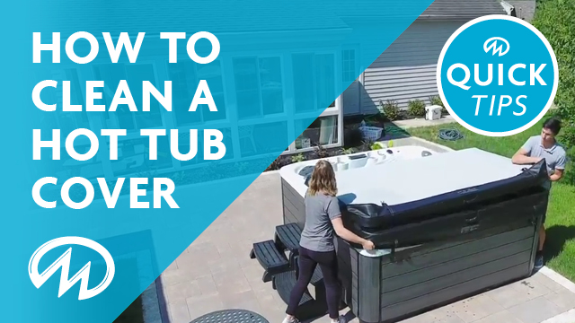 How to clean your hot tub cover