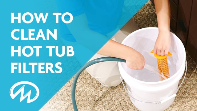How often to clean and how to clean a hot tub filter