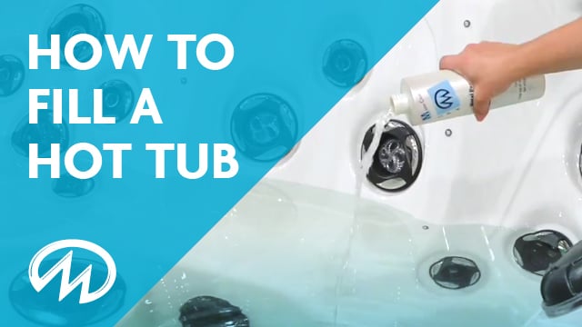 How to fill a Master Spas hot tub