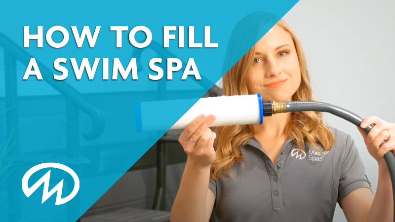 How to fill a Master Spas swim spa